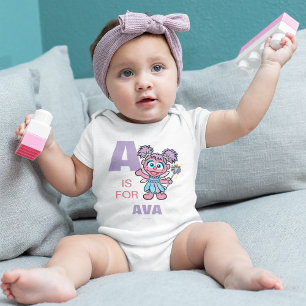 Body Para Bebê A é para Abby Cadabby Adicione seu nome