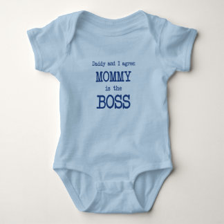 Body Para Bebê A mamãe É O Chefe