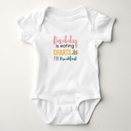 Body Para Bebê A mamãe está comendo cartas no café da manhã