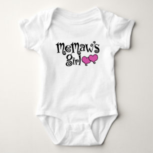 Body Para Bebê A menina de MeMaw