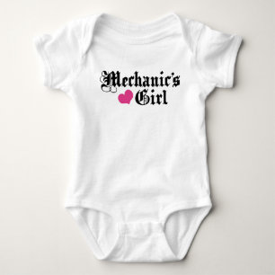 Body Para Bebê A menina do mecânico