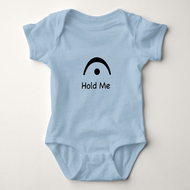 Body Para Bebê A música do Fermata guardara-me Bodysuit do jérsei (Frente)