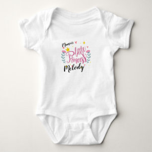 Body Para Bebê A pequena princesa Princesa Bebê de terno