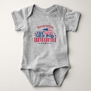 Body Para Bebê A Pequena Senhorita Personalização Independente da