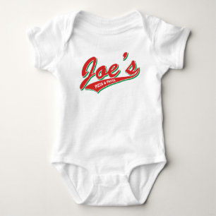 Body Para Bebê A pizza & a massa de Joe
