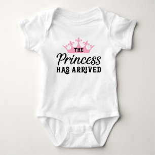 Body Para Bebê A Princesa Chegou à Coroa de Tiara