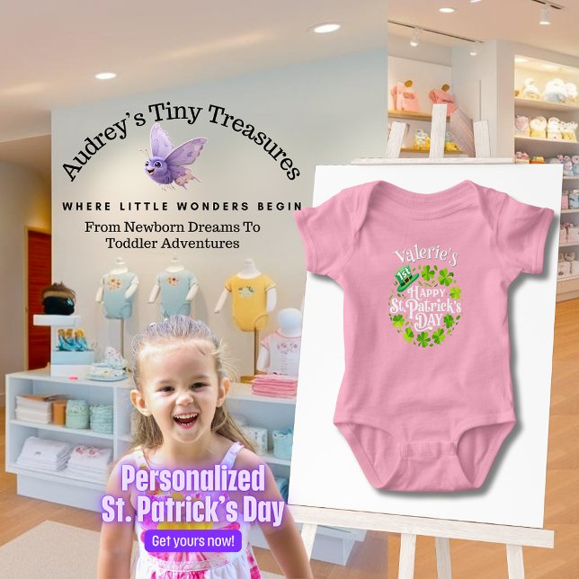 Body Para Bebê A Rua de 1rua do bebê personalizado. (Criador carregado)