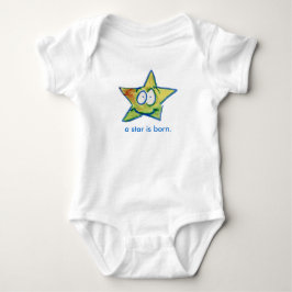 Body Para Bebê "A Star é Nascer" Bebê Jersey Bodycase