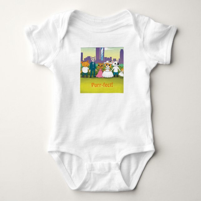 Body Para Bebê A Street Cat Amigos 1z (Frente)