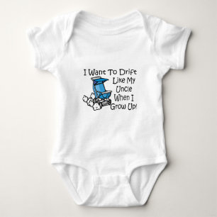 Body Para Bebê a tração gosta de meu tio