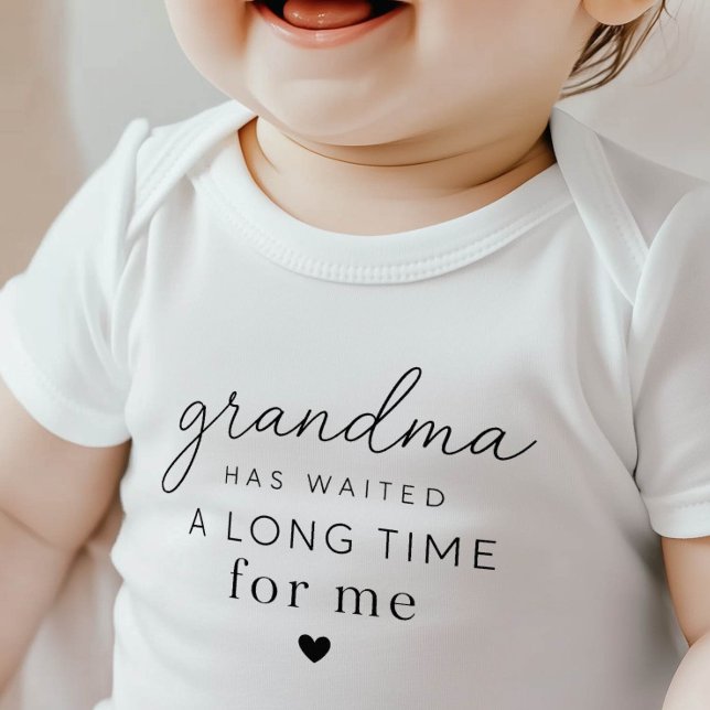 Body Para Bebê A Vovó Esperou o Bebê (Criador carregado)