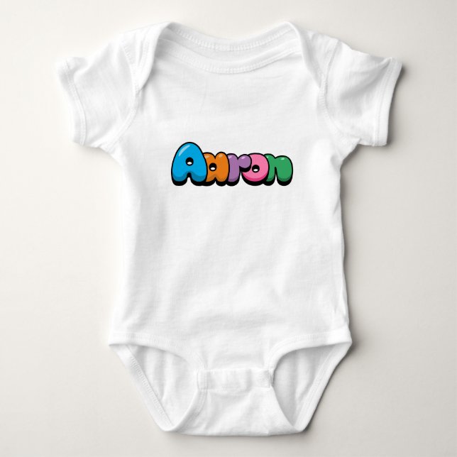 Body Para Bebê Aaron (Frente)