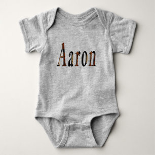 Body Para Bebê "Aaron e o Jogo da Glória" Seu Nome
