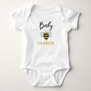 Body Para Bebê Abelha do bebê personalizada