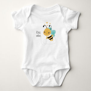Body Para Bebê Abelha Mina Bumblebee Amarelo