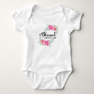 Body Para Bebê Abençoado filho de Deus