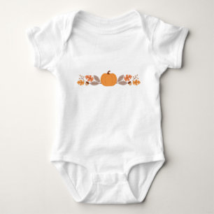 Body Para Bebê Abóbora