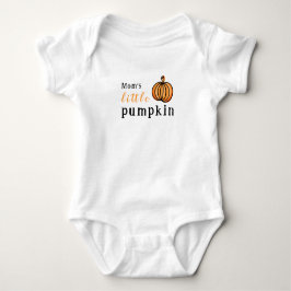 Body Para Bebê Abóbora Laranja de Halloween