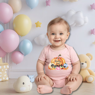 Body Para Bebê "Abobrinha do Papai" Punheta Divertida de Outono A