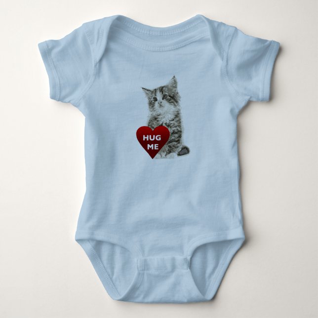 Body Para Bebê Abraçar-me - Bebê Jersey Bodycase (Frente)