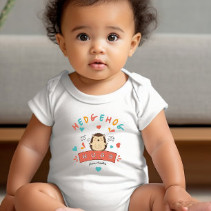 Body Para Bebê Abraços de Ouriço – Bodysuit Personalizado Adoráve