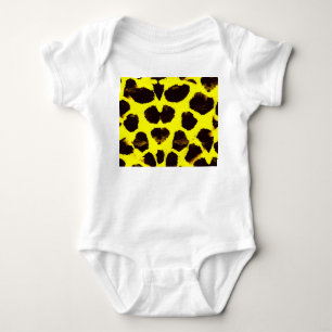 Body Para Bebê Abstrato Animal Print Lepard Watercolor