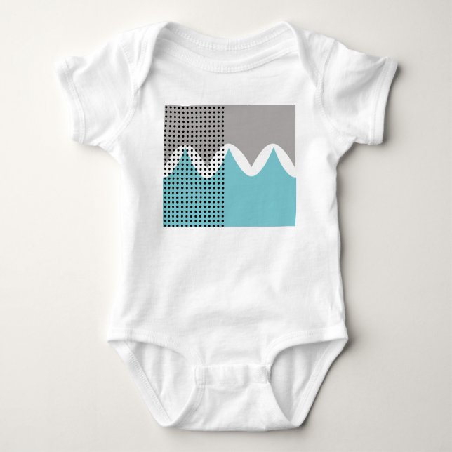 Body Para Bebê Abstrato Wiggles (Frente)
