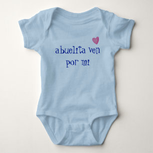 Body Para Bebê Abuelita Ven Por Mi Baby Romper Jumper
