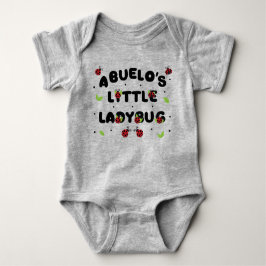 Body Para Bebê Abuelo's Little Ladybug