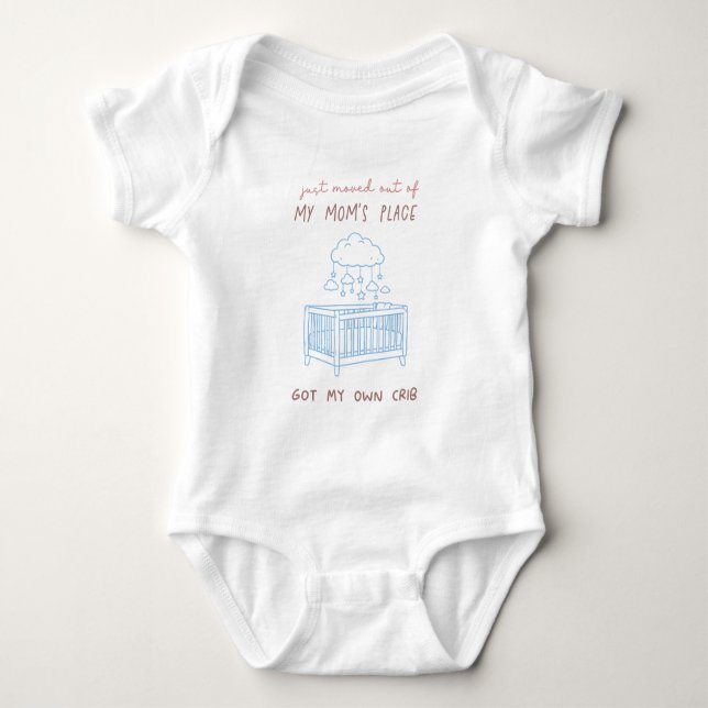 Body Para Bebê Acabei de me mudar (Frente)