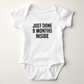 Body Para Bebê Acabou De Fazer Dentro De 9 Meses - Engraçado Bebê
