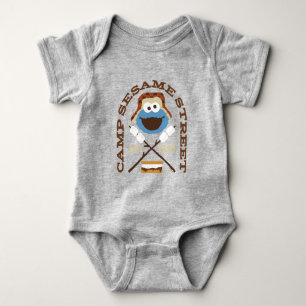 Body Para Bebê Acampamento Sesame Street 1969