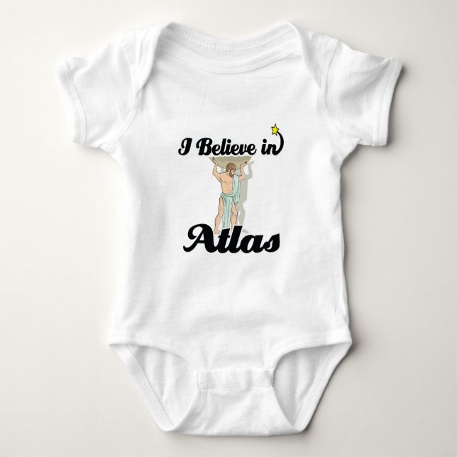 Body Para Bebê acredito no Atlas (Frente)
