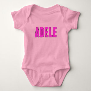 Body Para Bebê Adele name, for Adele