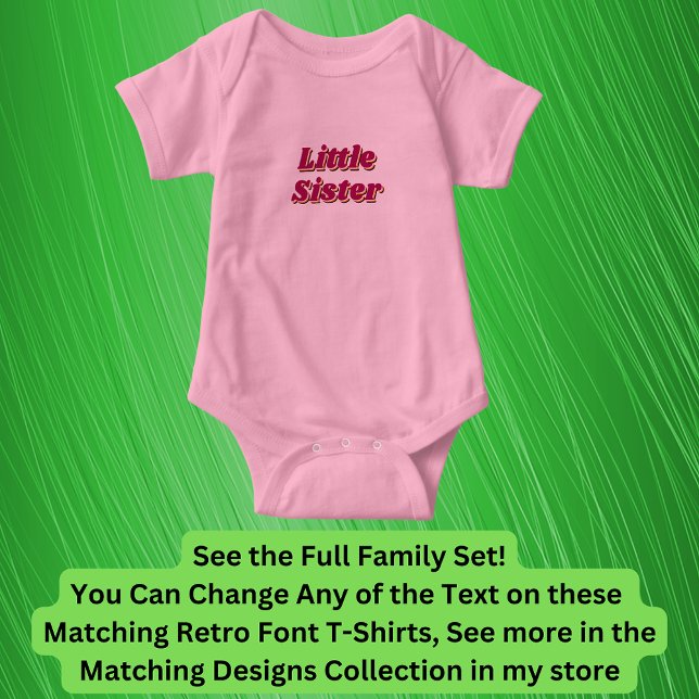 Body Para Bebê Adicionar ou Editar Nome, BABY, Bebê Retroativo da (Criador carregado)