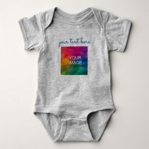 Body Para Bebê Adicionar Texto Personalizado Enviar Foto Bebê Cin
