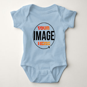 Body Para Bebê Adicione Sua Imagem de Fotografia - Bebê Fofo Recé
