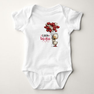 Body Para Bebê Adorable Little Valentine Baby Bodysuit - Cute