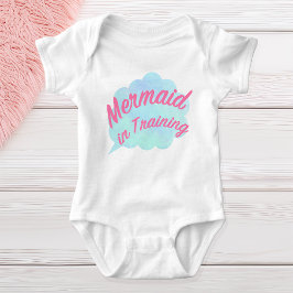 Body Para Bebê Adorable “Mermaid in Training” bodysuit