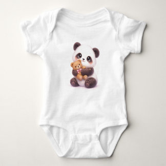 Body Para Bebê Adorable Panda Infant Outfit