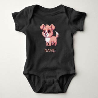 Body Para Bebê Adorable Puppy Baby Bodysuit