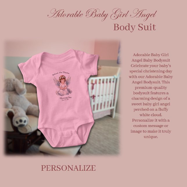 Body Para Bebê Adorável Baby Angel (Criador carregado)