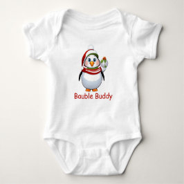 Body Para Bebê Adorável Bauble Buddy Penguin Natal