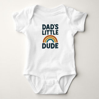 Body para Bebê Adorável com "Pequeno Cara do Papai
