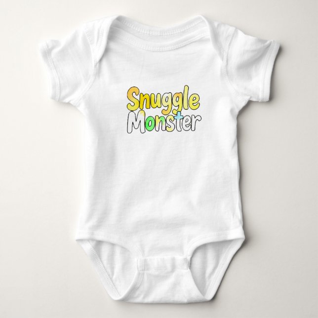 Body Para Bebê Adorável "Monstro de Sugela" (Frente)