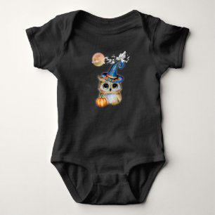 Body Para Bebê Adoravelmente Feliz "Coruja"