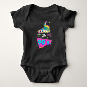 Body Para Bebê Adoro a roupa retrô dos anos 90