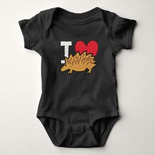 Body Para Bebê Adoro Hedgehogs