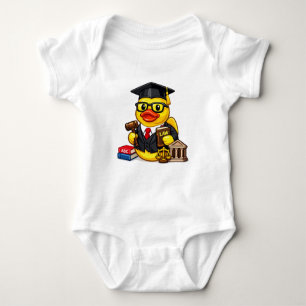 Body Para Bebê Advogado Pato de Borracha