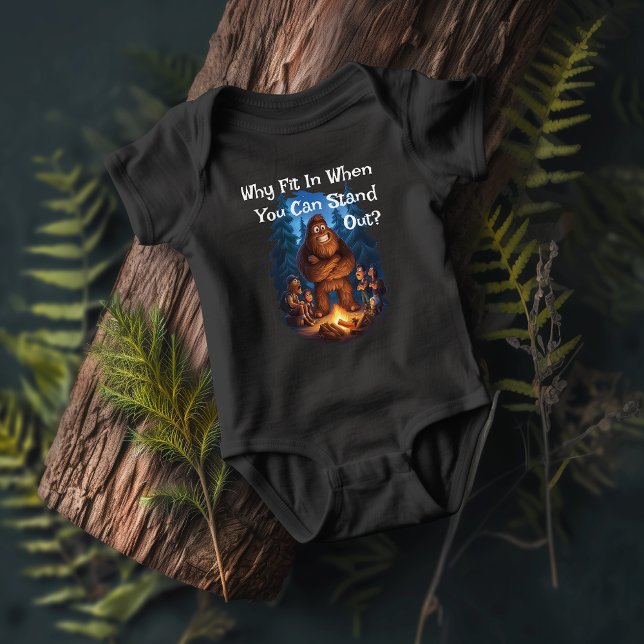 Body Para Bebê Afastem-Se As Crianças Sasquatch (Criador carregado)